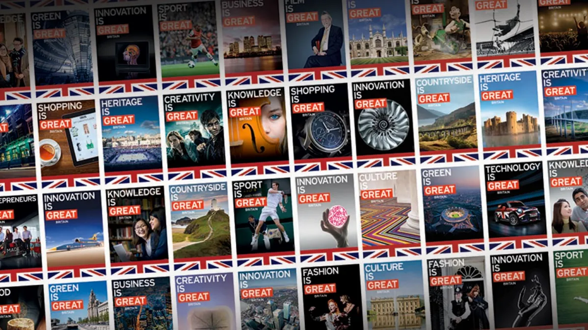 Britain is Great campaign materials